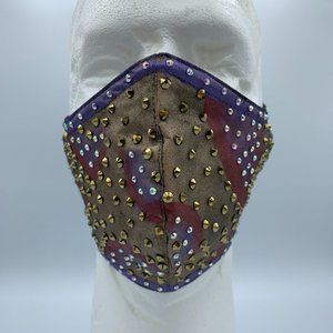 Rhinestone Face Mask